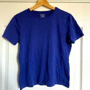 L.L. Bean Women M Blue TShirt